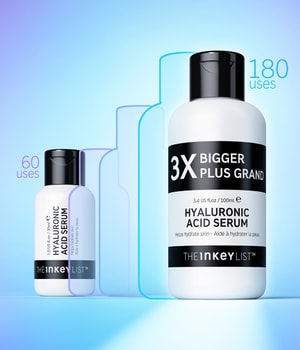 The INKEY List Hyaluronic Acid Serum 3 XXL Bigger Plus Grand Gesichtsserum-100 ml