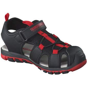 Transformers Sandale in schwarz