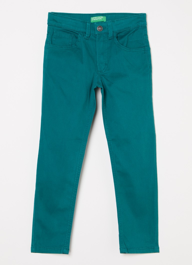 Blugi Benetton slim fit, culoare spălată