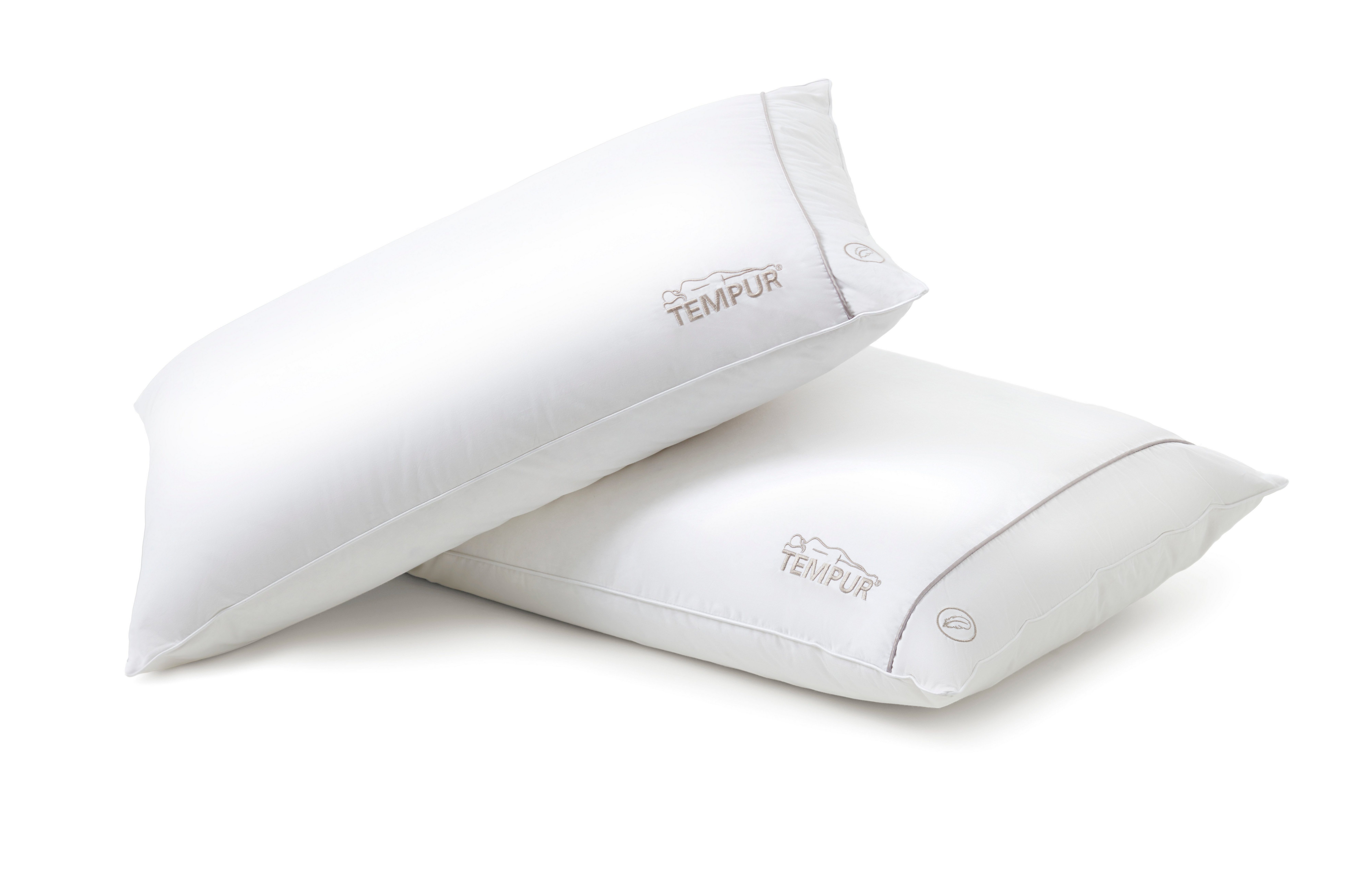 3-Kammer-Kopfkissen TEMPUR Down Luxe Schlafkissen, Tempur, Bauchschläfer, Rückenschläfer, Seitenschläfer, Down Pass, NOMITE zertifiziertes Kissen