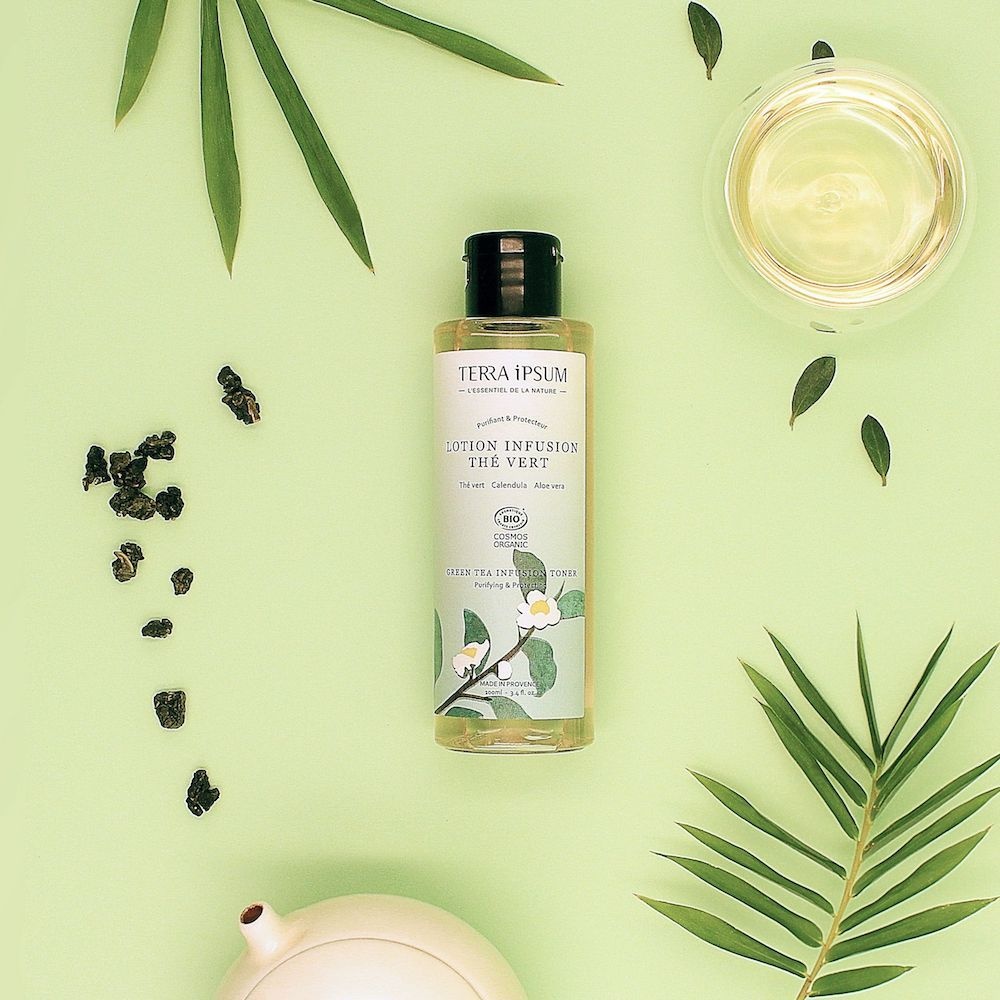 terra ipsum Lotion Infusion Thé vert Lotion tonique