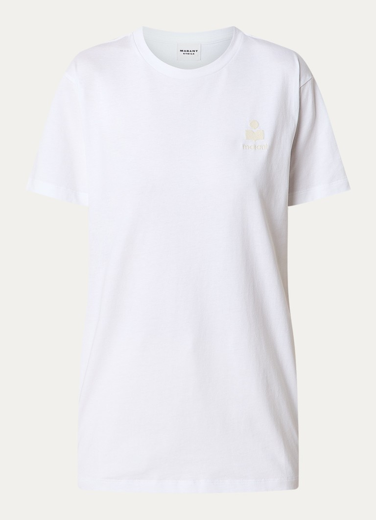 Isabel Marant Aby T-Shirt mit Logostickerei