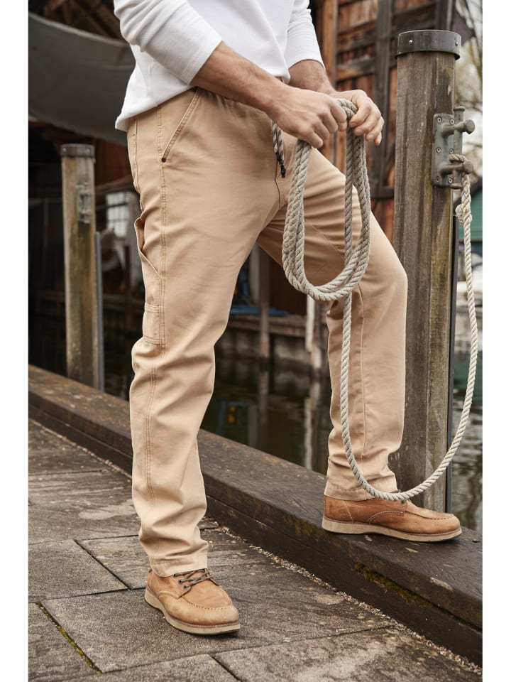 Jan Vanderstorm Hose FJOKKE in beige günstig kaufen