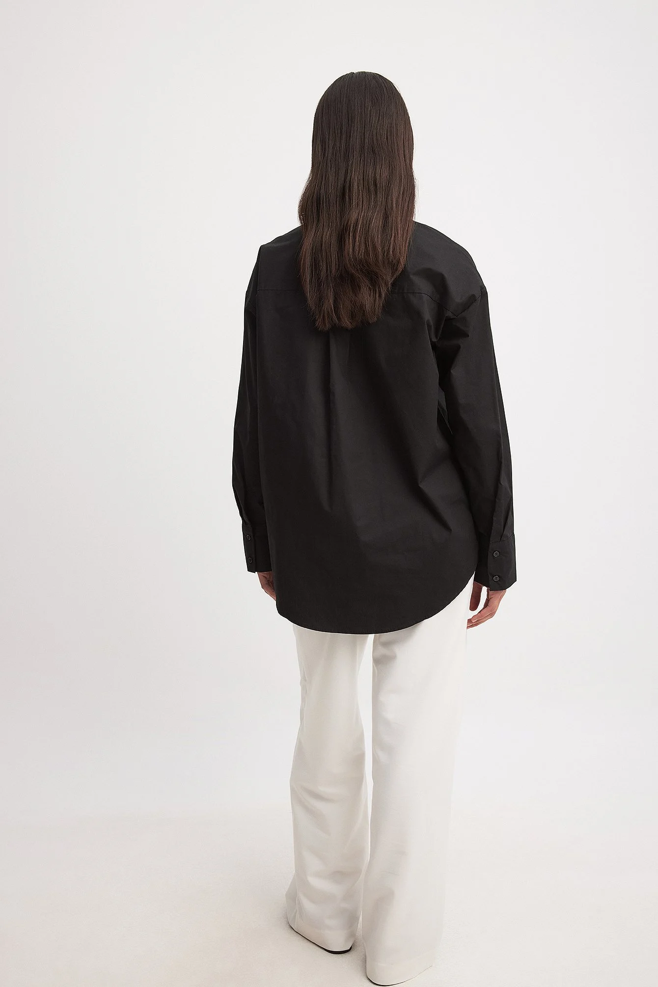 Oversize-Hemd mit Taschendetail aus Baumwolle