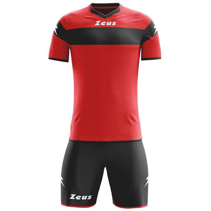 Zeus Apollo Fußball Set Teamwear Box 12-teilig Schwarz Rot