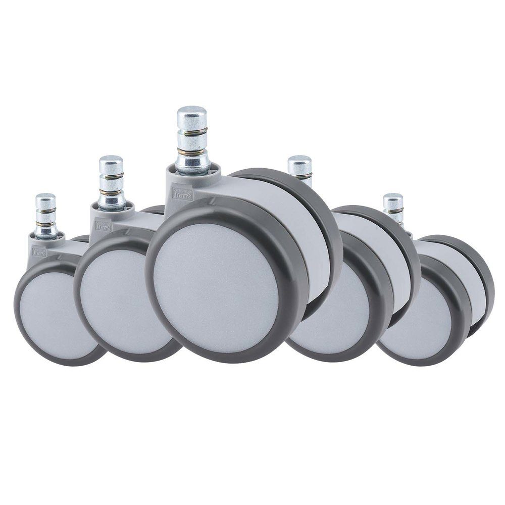 hjh OFFICE Stuhlrolle Stuhlrollen 5x ROLO MOVE 60 11mm/60mm, (5er Pack)