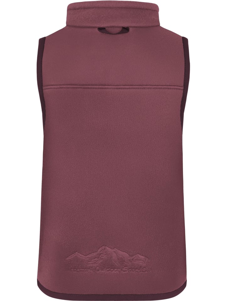 Normani Outdoor Sports Kinder Fleeceweste Kiana in Rot günstig kaufen