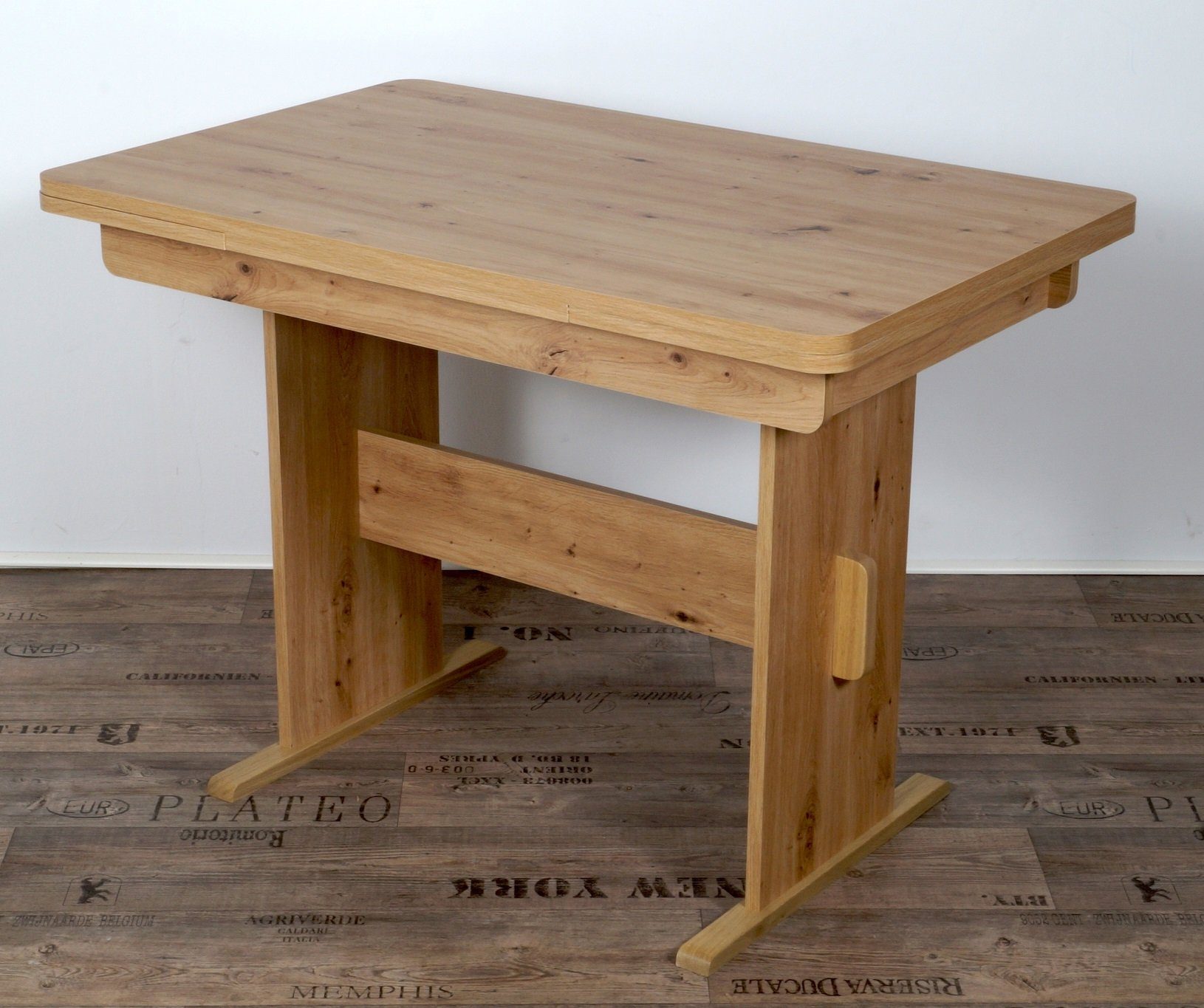 Stolebaenk Eckbankgruppe Bremen MANITI, (Eckbank Set, 1xEckbank, 1xTisch, 2x Stuhl), Beidseitig aufbaubar