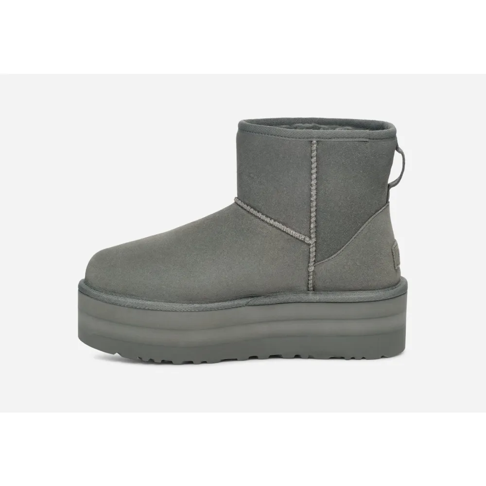 UGG W Classic Mini Platform 1134991-RNS / grau
