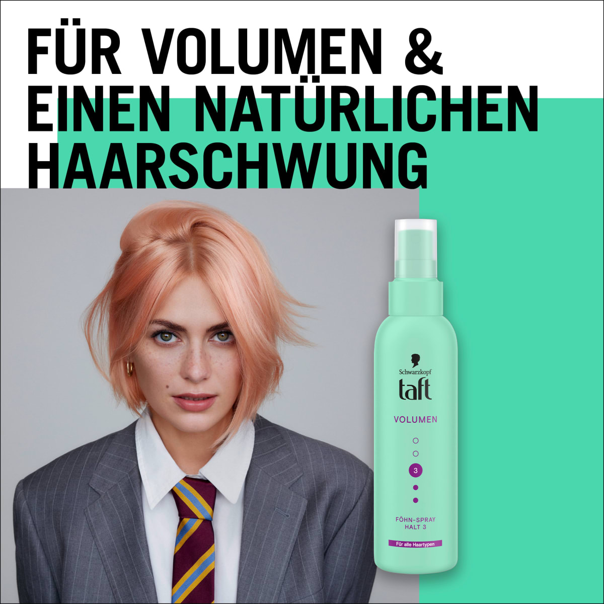 Föhn-Spray VOLUMEN Halt 3, 150 ml