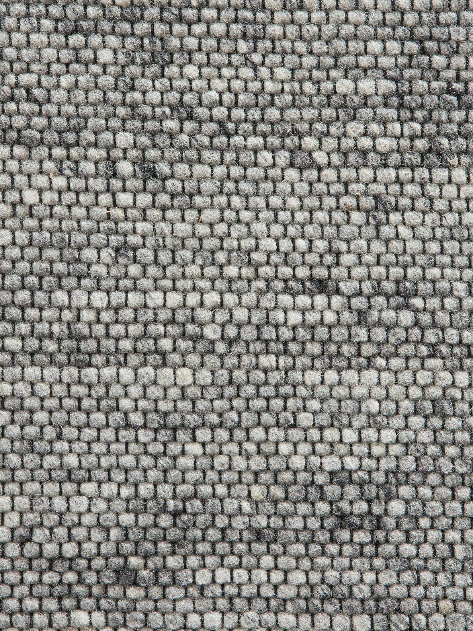 Hörneberg Woll-Teppich, Grau