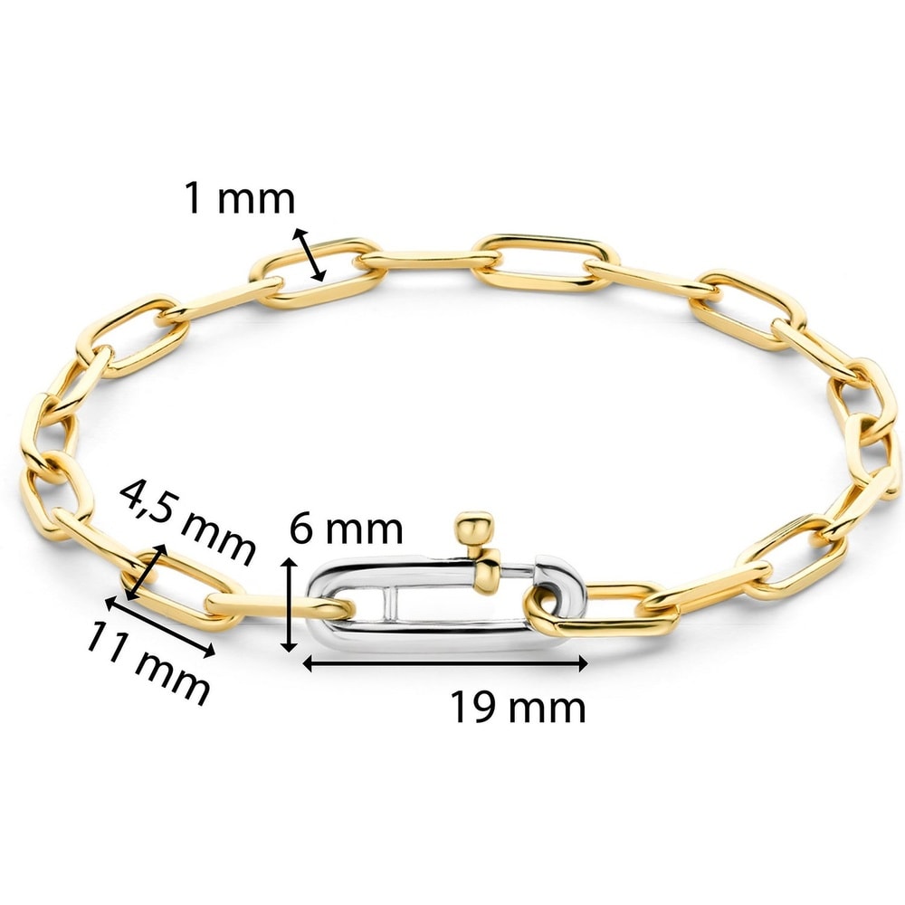 TI SENTO - Milano Bracelet 925 Argent bicolore Bracelet