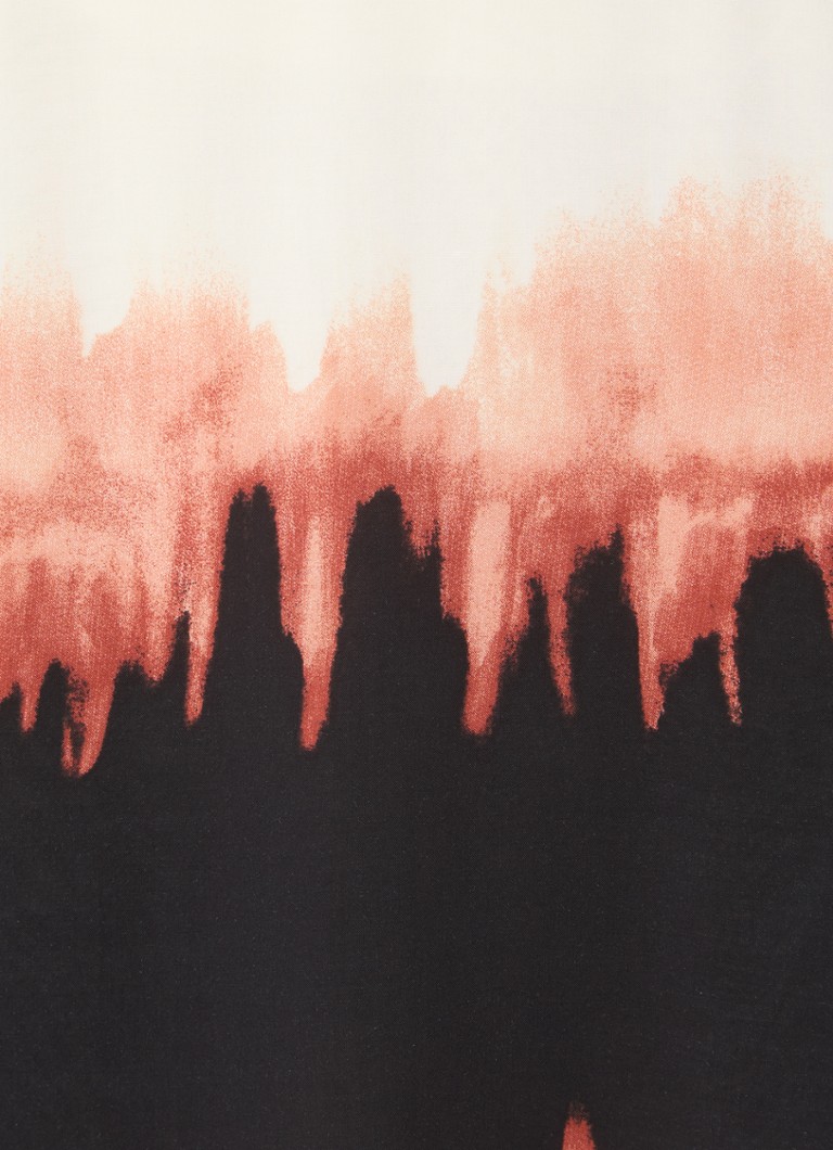Jupe midi Taifun Rock à motif tie-dye