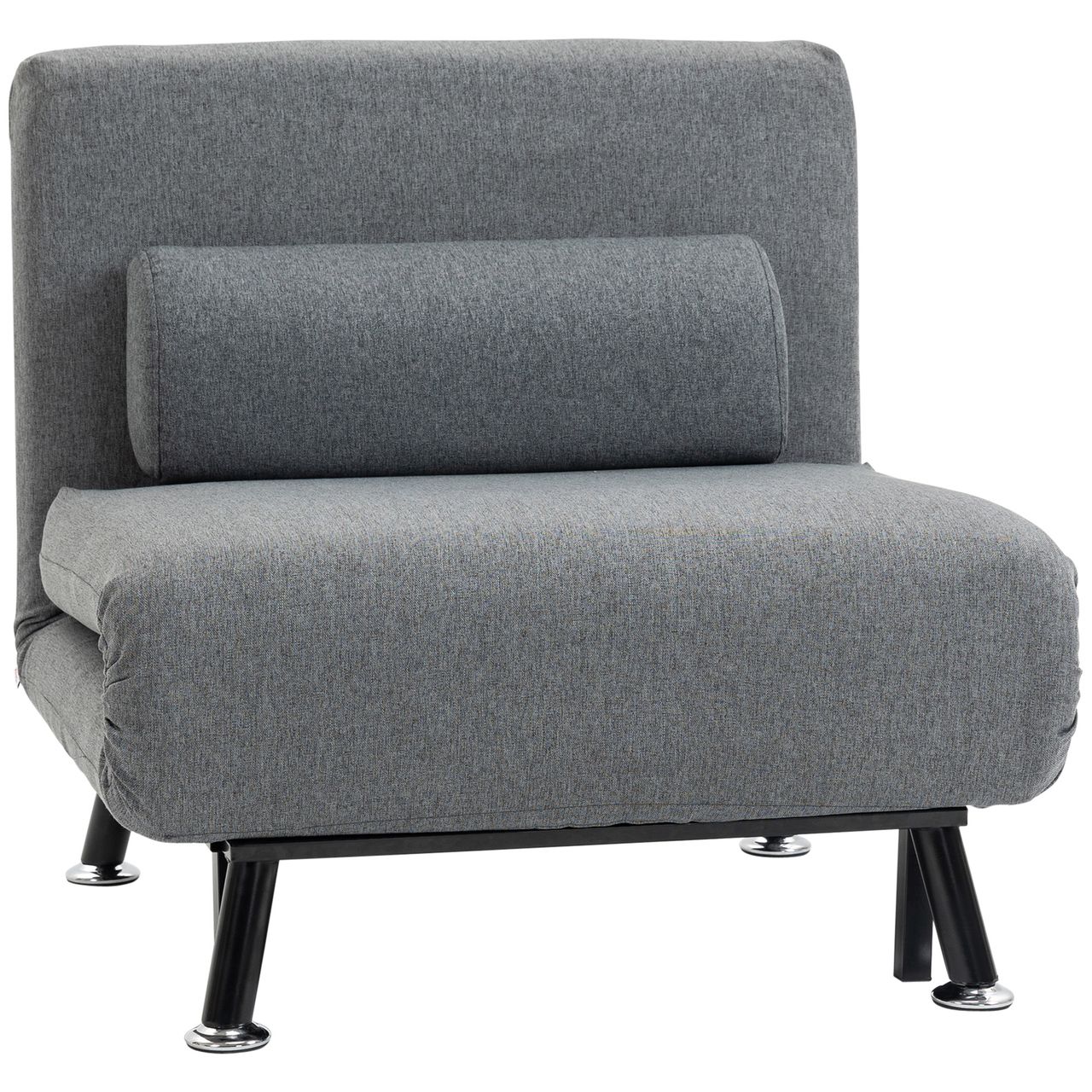 HOMCOM Klappbett Schlafsessel Gästebett Schlafsofa mit Verstellbar Rückenlehne
