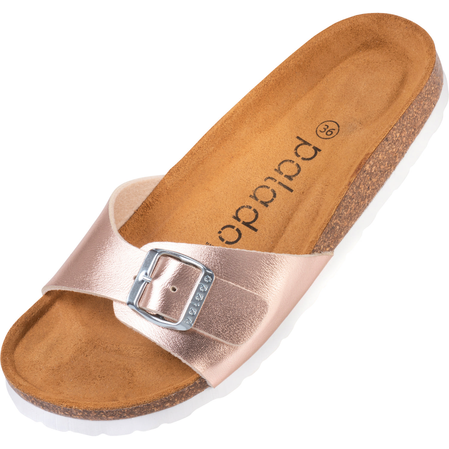 Palado Malta Metallic, Pantoletten, Damen, Rose Matt