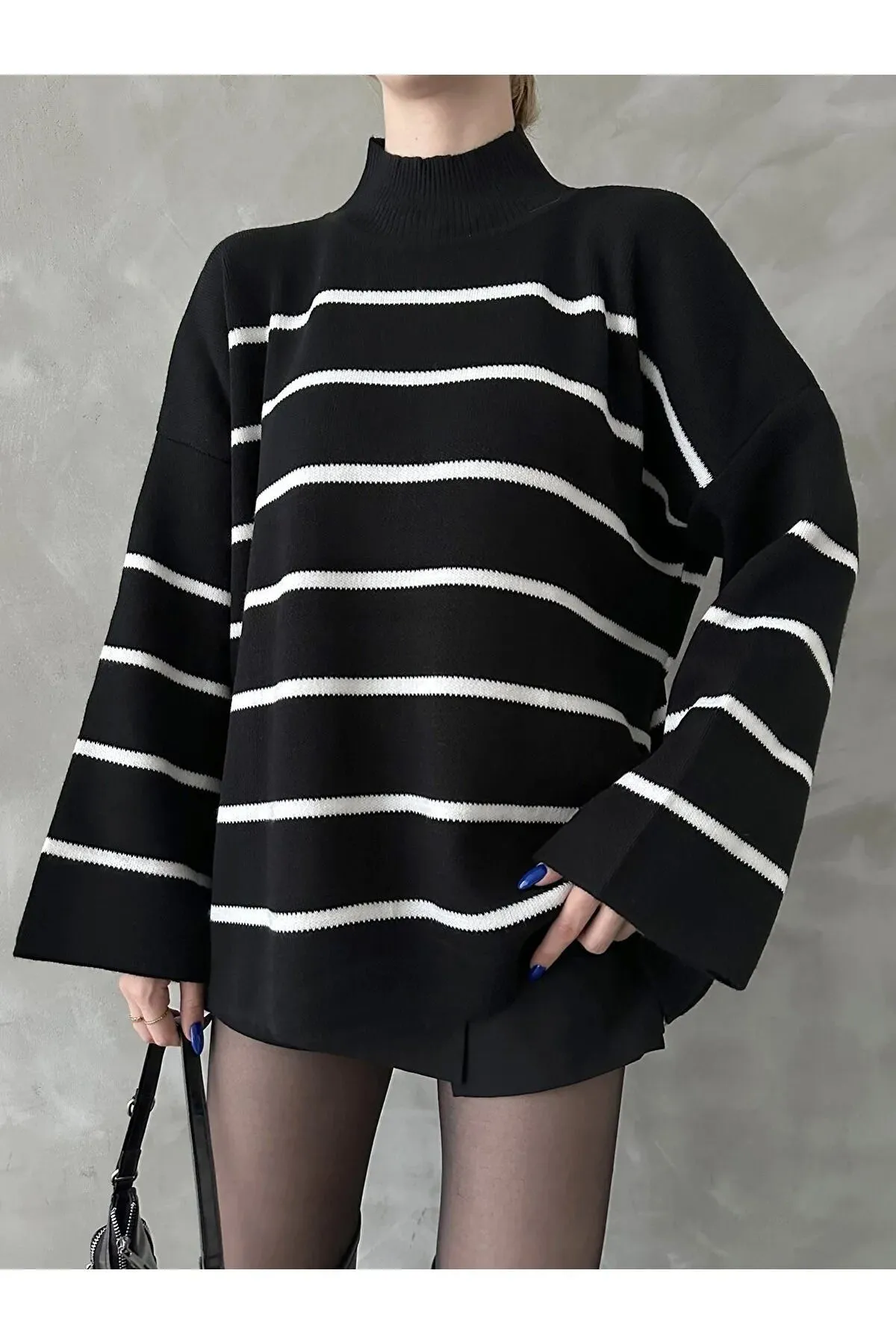 EnModaStyle  Rollkragenpullover