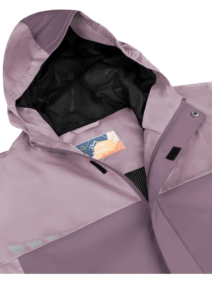 Normani Outdoor Sports Kinder Regenjacke Sointula in Lila/Rosa günstig kaufen