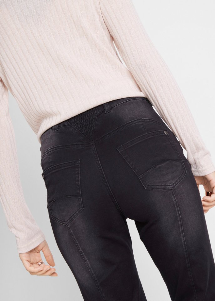 Super-Stretch-Push-Up-Jeans mit Bequembund, Bootcut