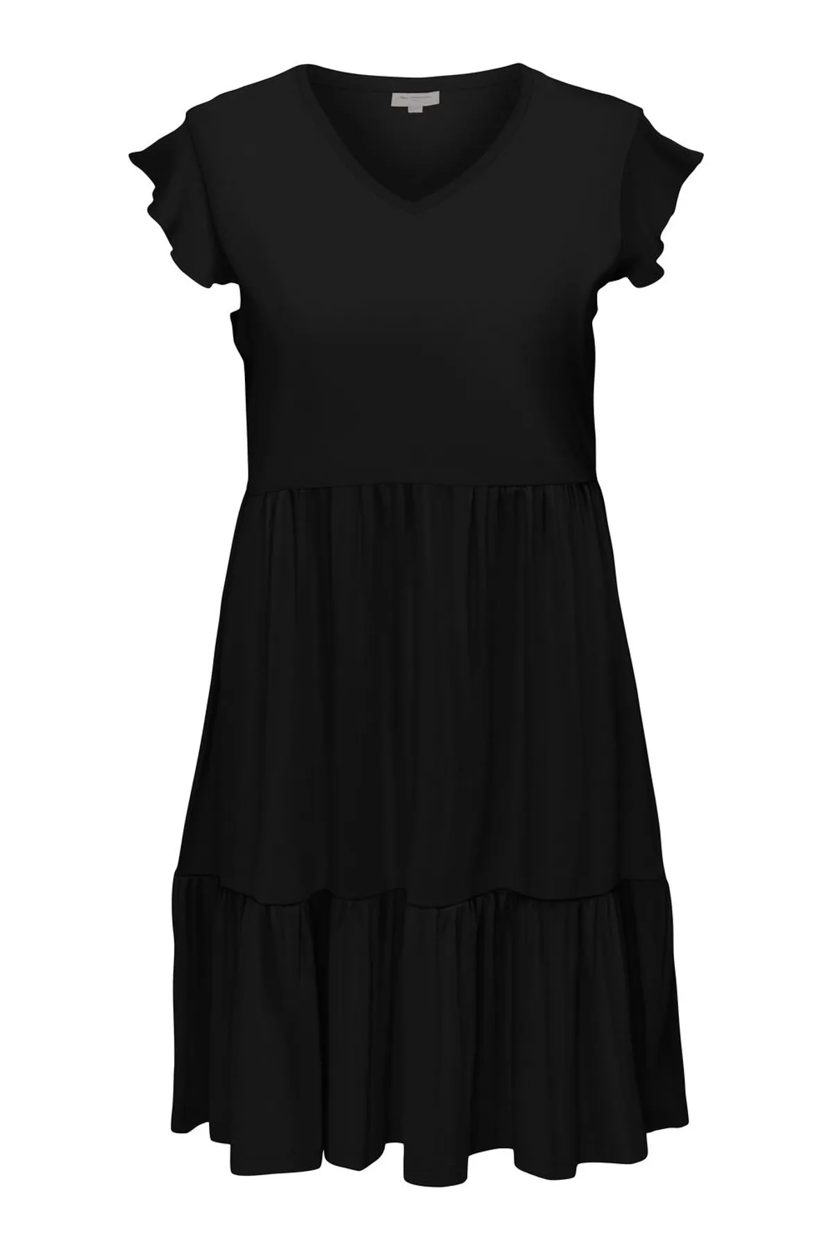 Only Carmakoma  CARMAY LIFE CAP SL FRILL DRESS JRS NOOS