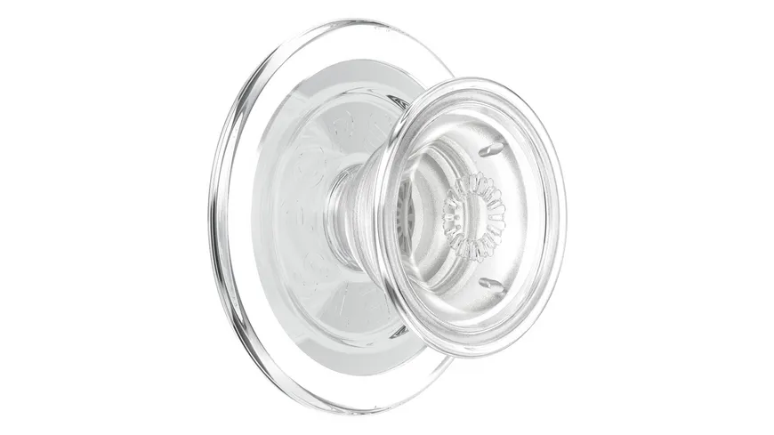 PopGrip für MagSafe rund - ausziehbarer Handy-Griff Handyhalter -  Clear