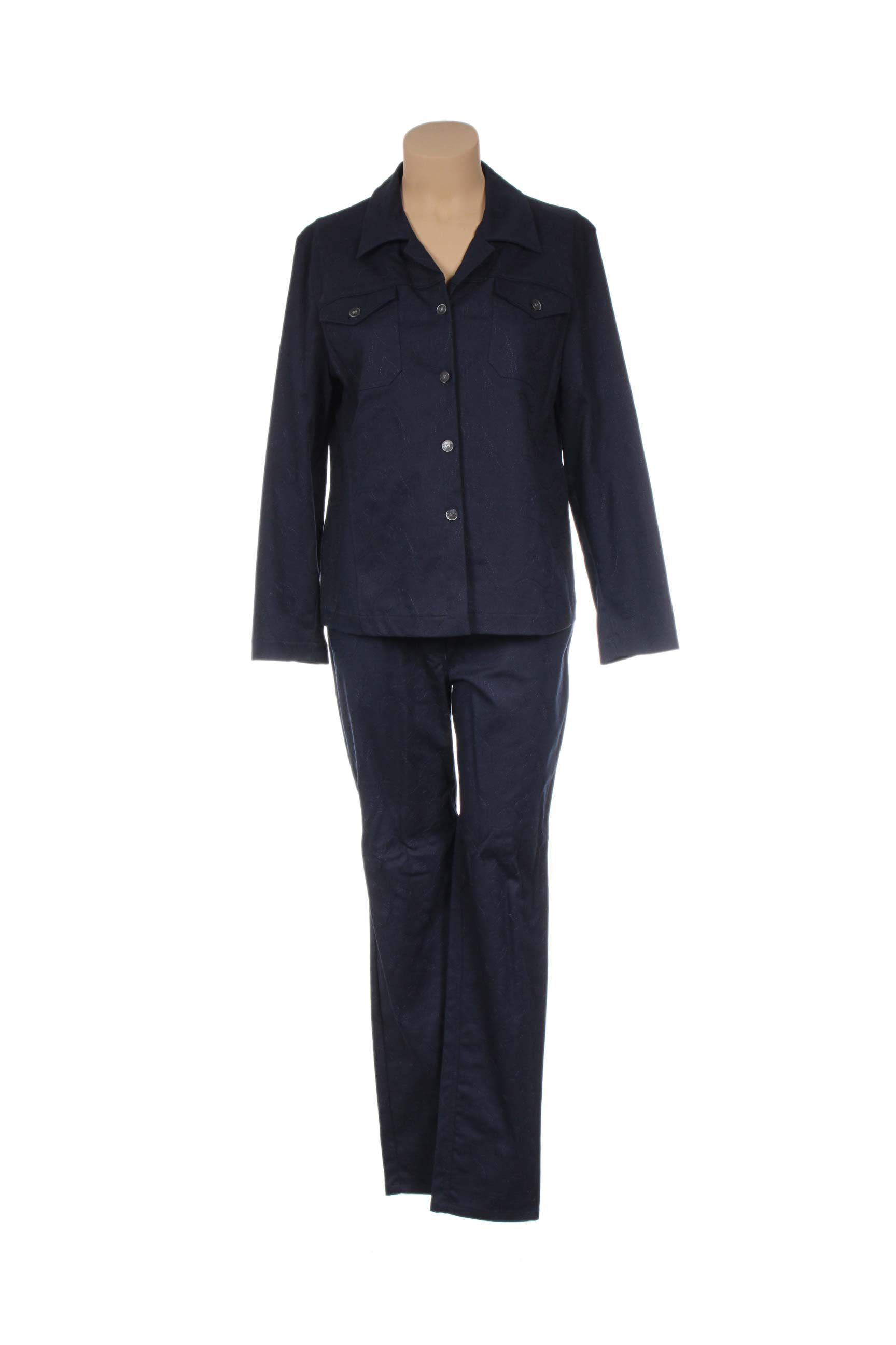 Christian Marry Pantalon Veste Femme couleur bleu