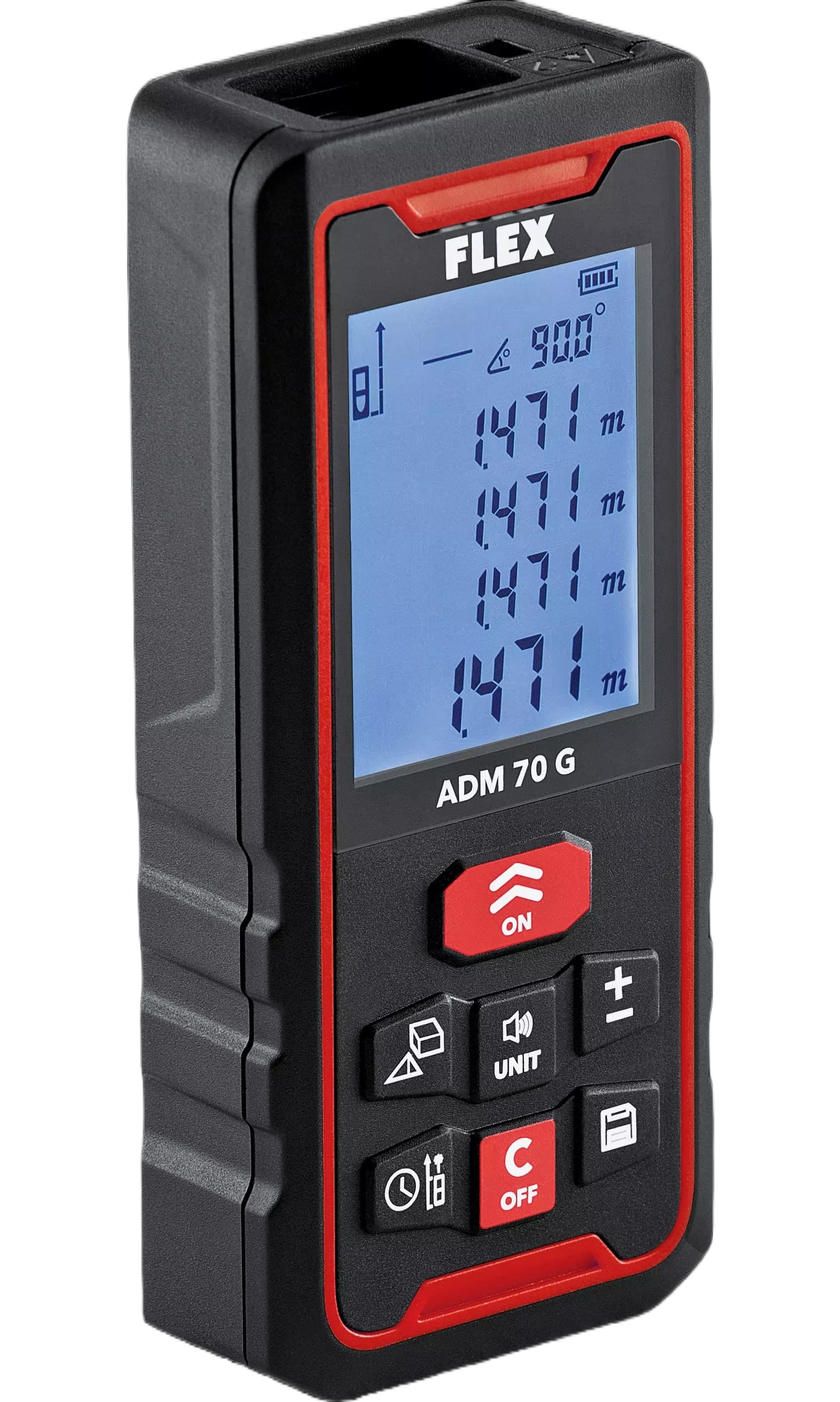 Flex-tools 535156 ADM 70 G Laserski mjerač udaljenosti do maks. 70 m