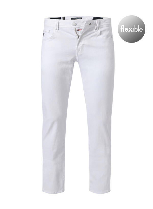 tramarossa, Jeans Michelangelo, Regular Fit, Baumwoll-Super Stretch, weiß