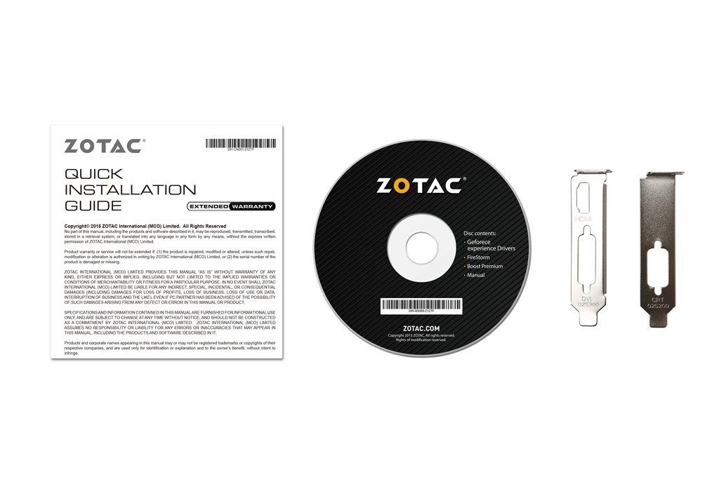 Zotac GeForce GT 710 Grafikkarte (2 GB, DDR3)