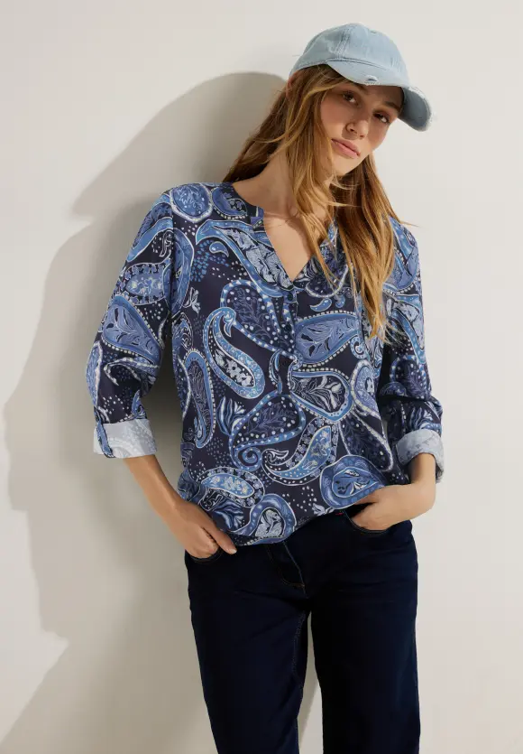 CECIL Paisley Viskosebluse