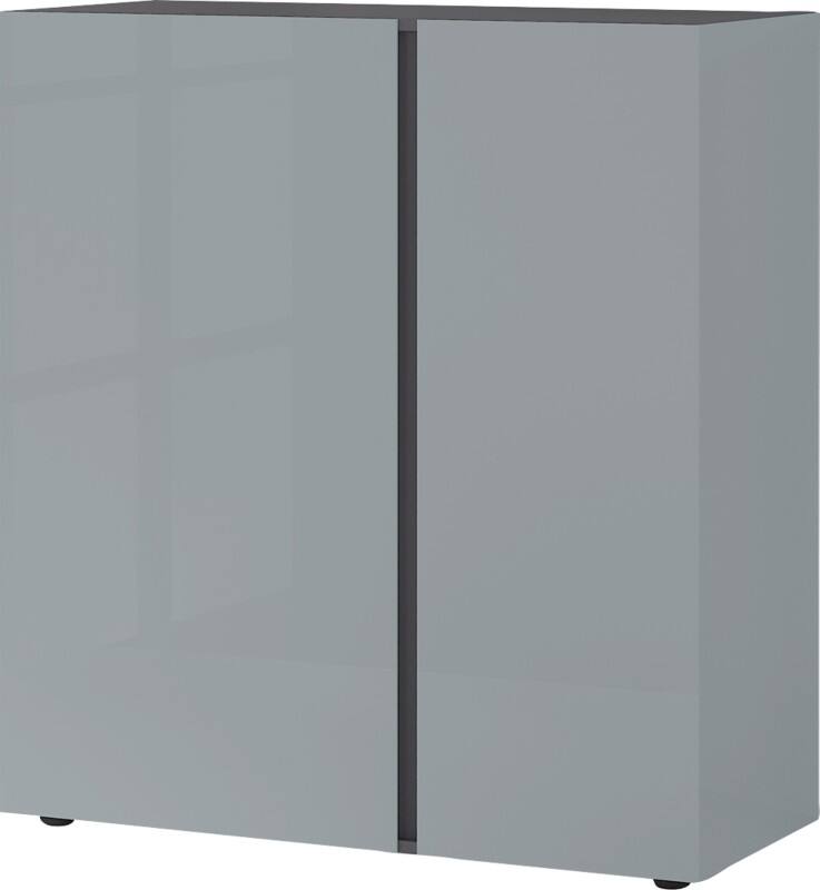 Germania Kommode 2526-587 Grau, Silber 940 x 430 x 1030 mm