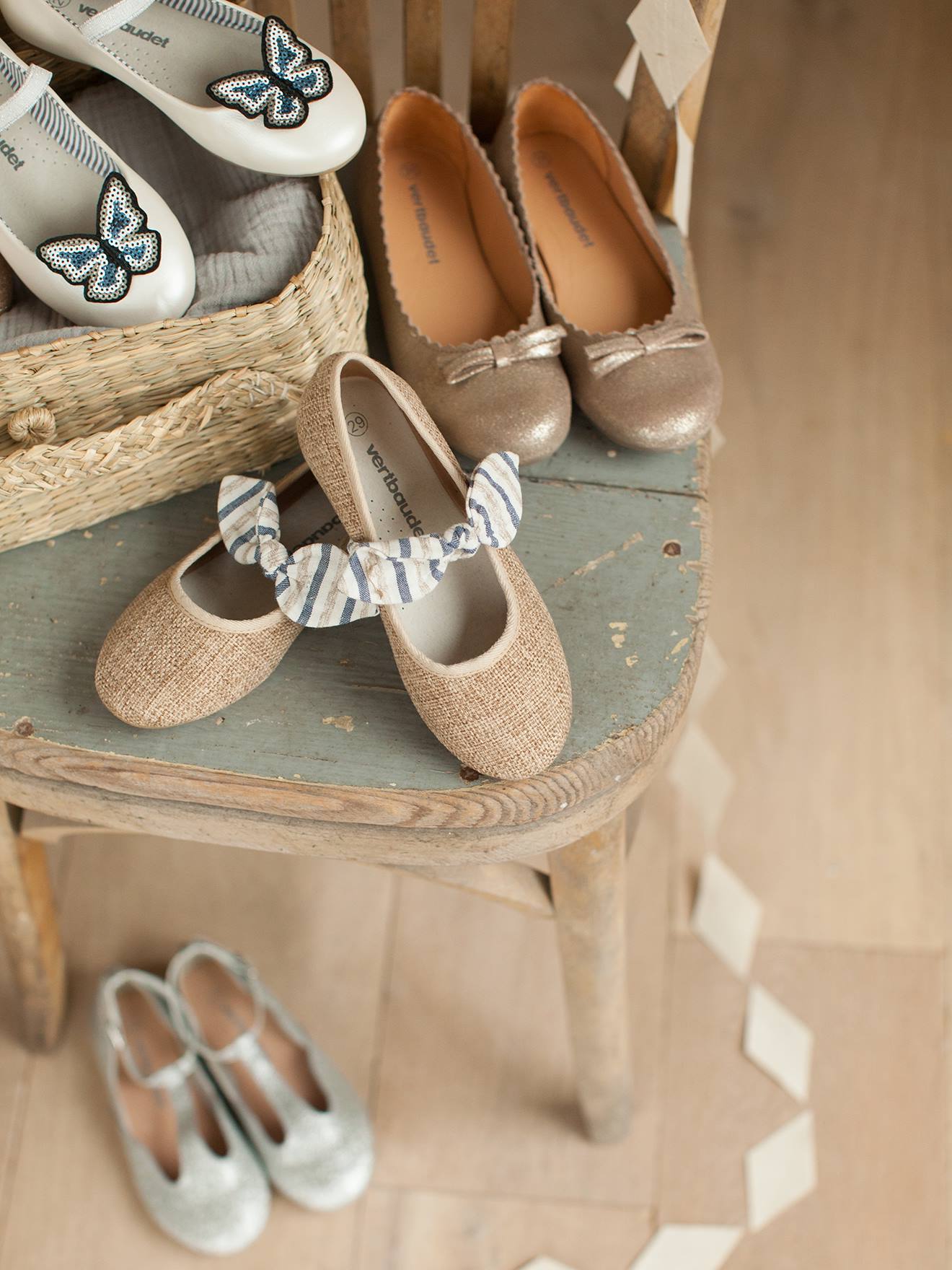 Vertbaudet Mädchen Ballerinas - marine