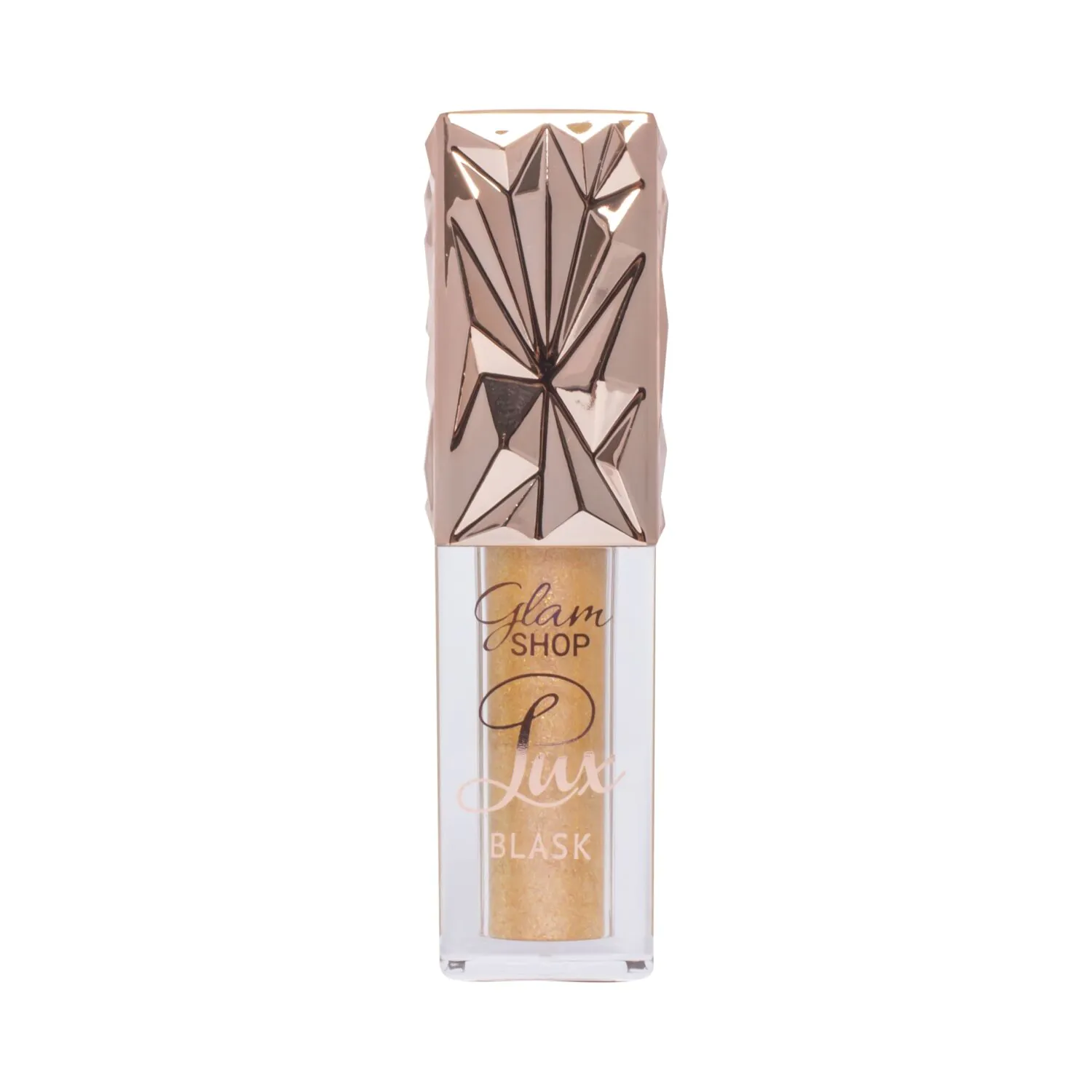 Glam Shop Lux Liquid Glow Shimmering Liquid Eyeshadow Λευκό Χρυσό