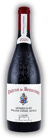 Château de Beaucastel, Châteauneuf-du-Pape Rouge, AOC, 2020, Cotes du Rhone rouge  Château de Beaucastel, Châteauneuf-du-Pape Rouge, AOC, 2020, Cotes du Rhone rouge  Ein fruchtbetonter Jahrgang mit sehr guter Lagerfähigkeit. Jahrgang 2020 - 0,75	 Lit