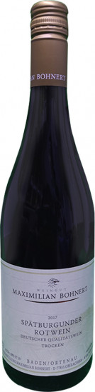 2022 Spätburgunder Rotwein lieblich - Weingut Maximilian Bohnert