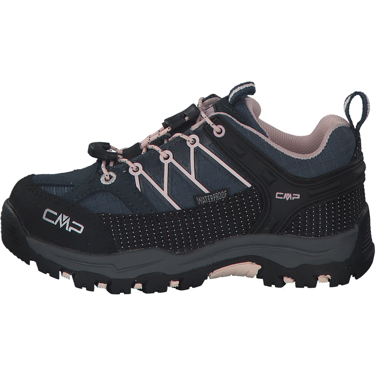 CMP Rigel Low 3Q54554 W, Trekkingschuhe, Kinder, Grau (asphalt-rose)