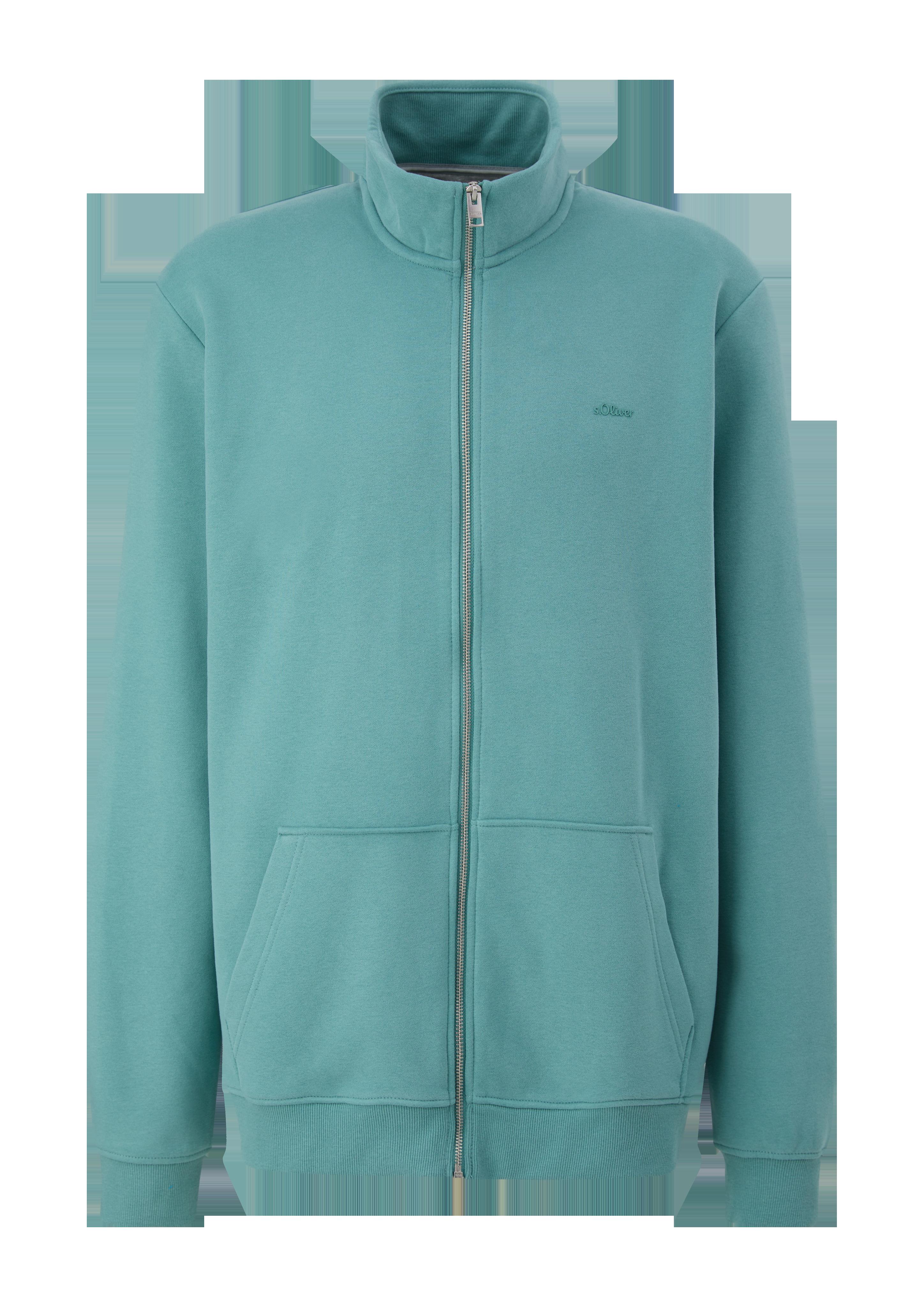 Sweatjacke mit Stehkragen  2143458-6557