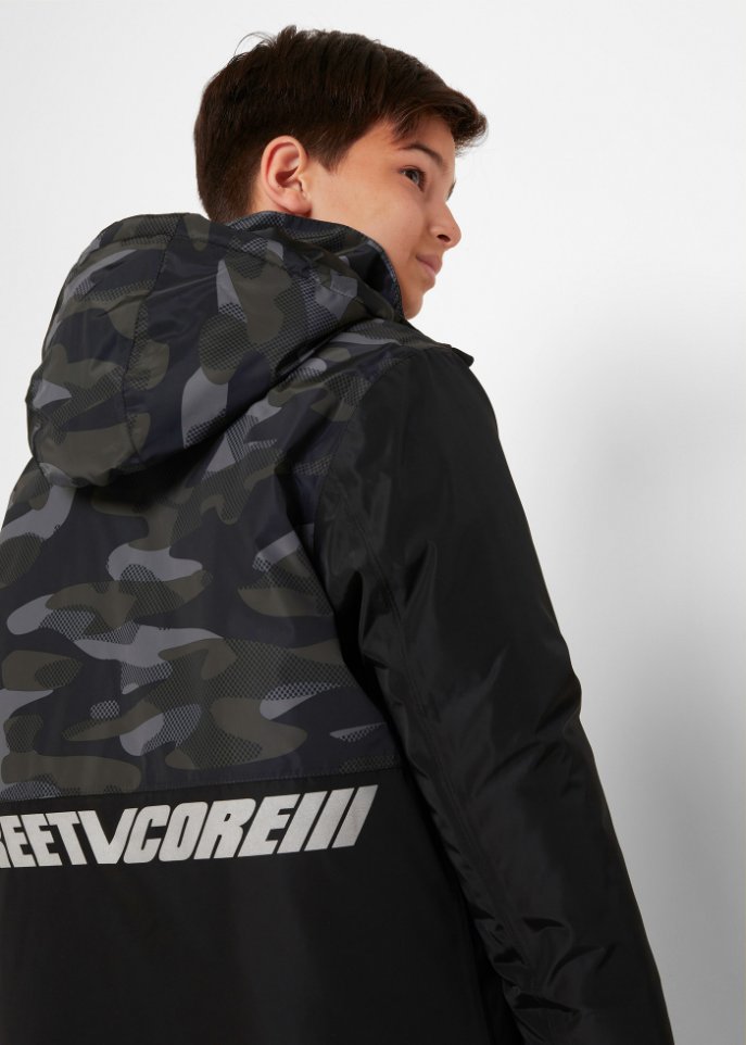 Jungen Anorak mit Kapuze