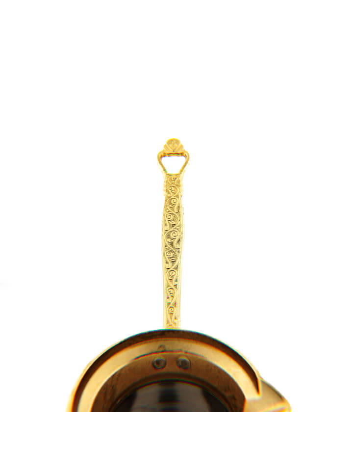 Almina Traditionelle Kaffeekanne  Türkischer Kaffee in Gold günstig kaufen