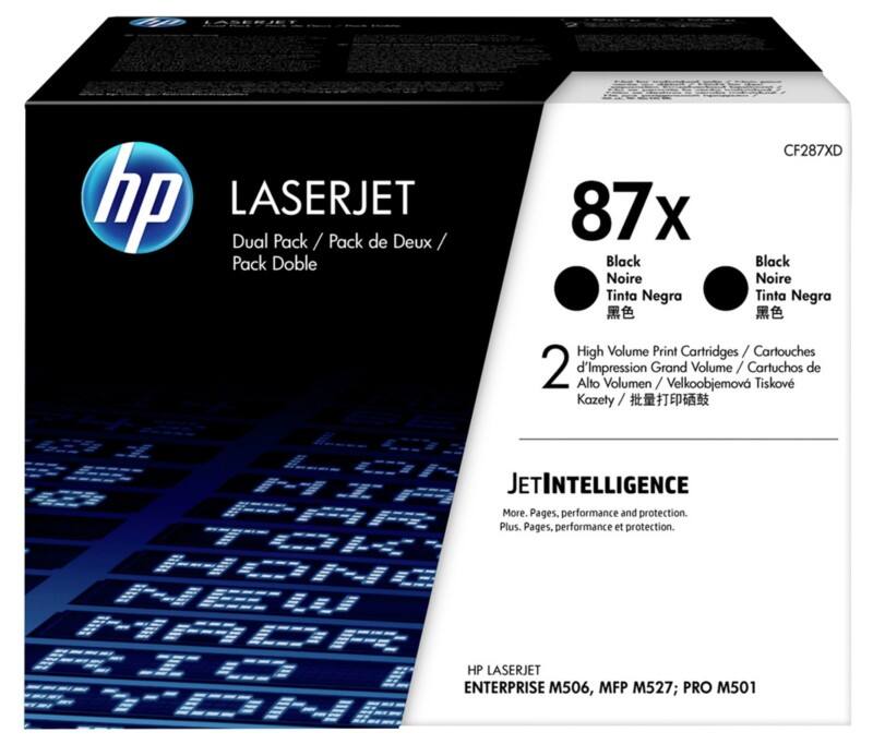 HP 87X Original Tonerkartusche CF287XD Schwarz Duopack 2 Stück