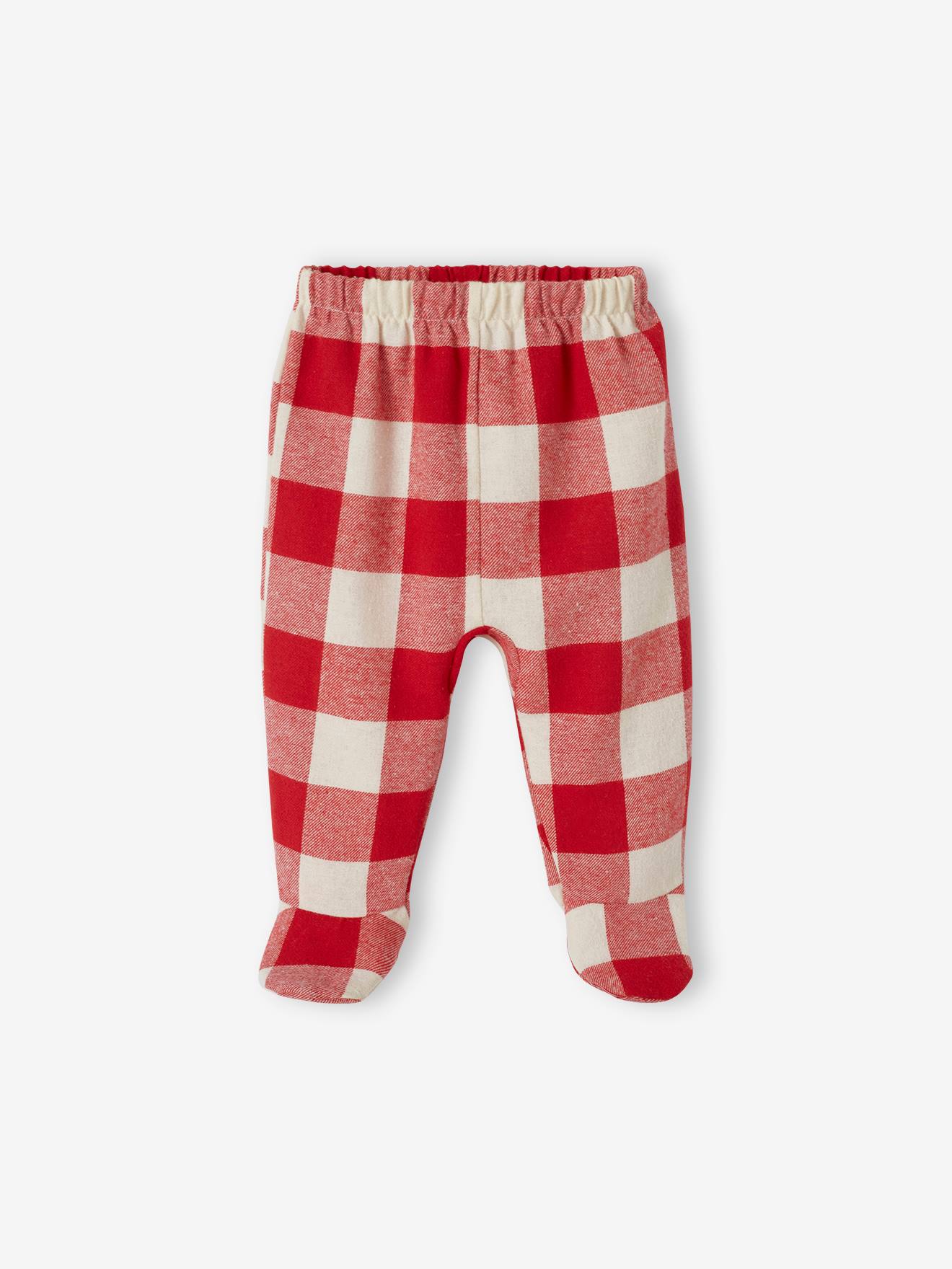 Vertbaudet Baby Weihnachts-Schlafanzug Capsule Collection FAMILY FIRST Oeko-Tex - wollweiß
