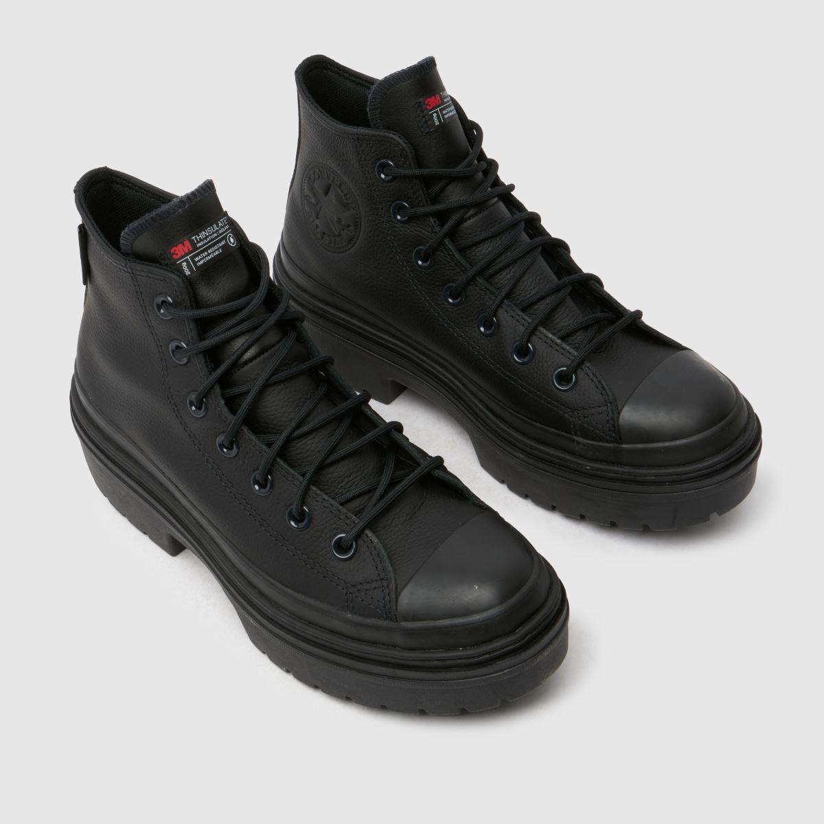 Converse All Star Lugged sarkú cipők fekete színben