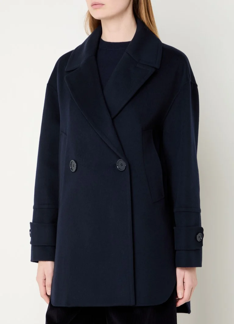 MaxMara Vania kaksirivinen neitsytvillainen takki sivutaskuilla