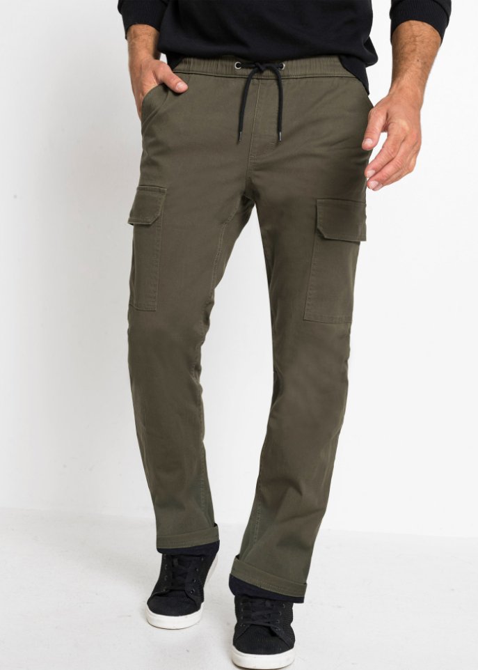Regular Fit Thermo-Stretch-Schlupfhose, Straight