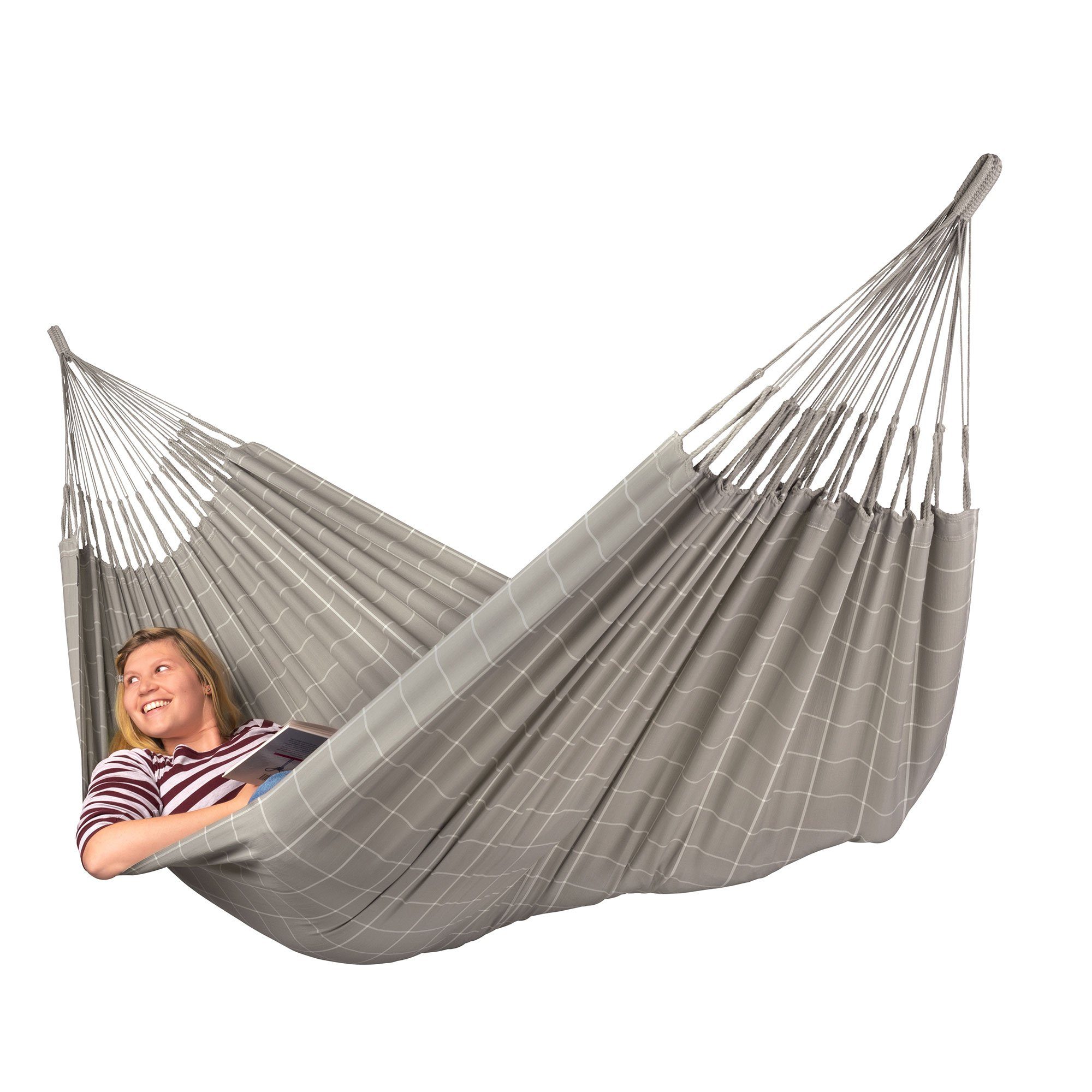 La Siesta Hängematte Brisa Almond - Klassische Doppel-Hängematte Outdoor- LA SIESTA, Hochwertige Qualität