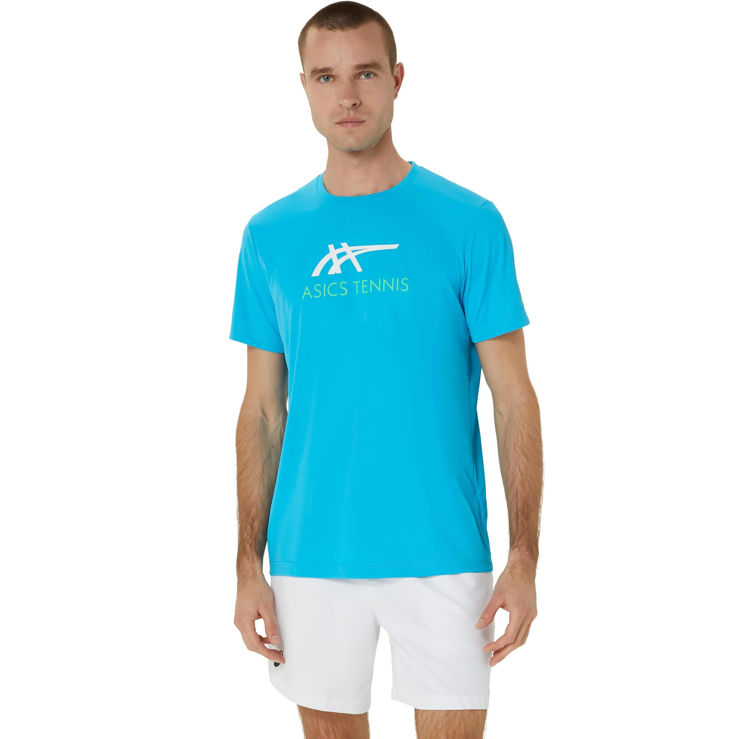 Court Graphic T-Shirt Herren - Blau