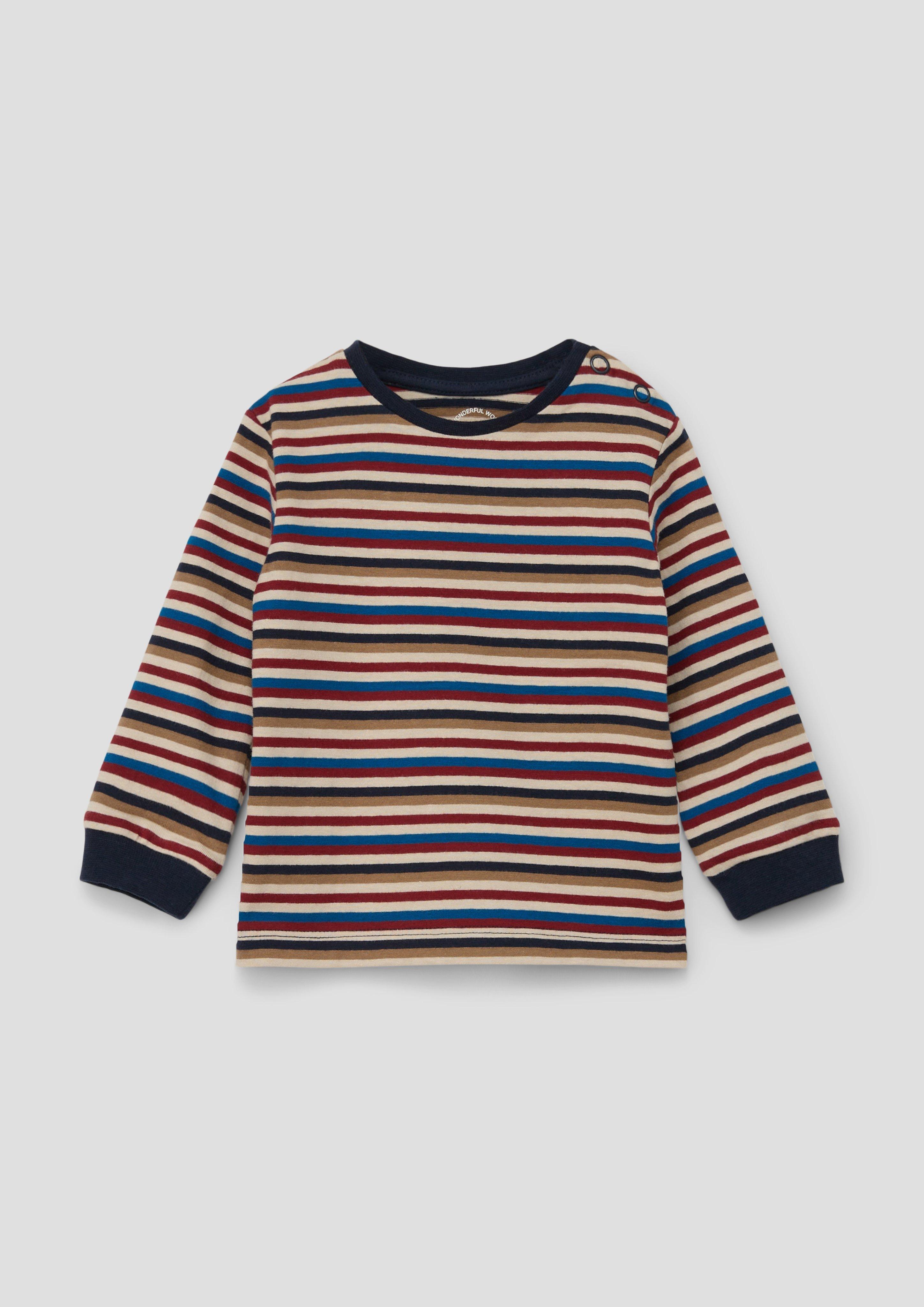 Gestreiftes Longsleeve aus Baumwolle  2137831-81G1