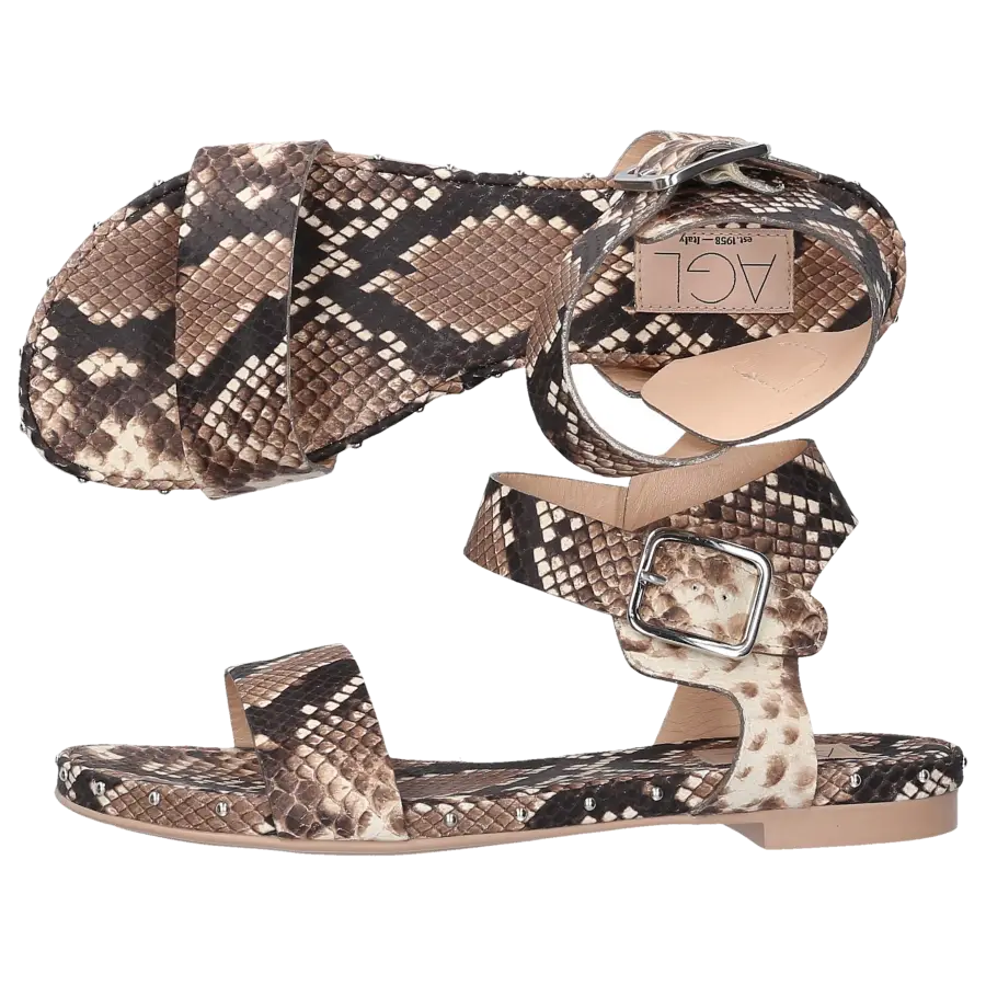 AGL Attilio Giusti Leombruni - Sandalen SVEVA Kalbsleder - beige