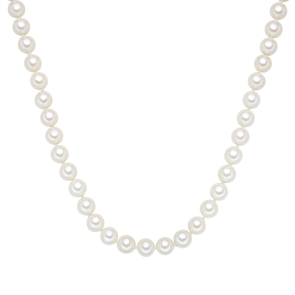 Rafaela Donata Collier de perles Perles organiques Perles organiques en Blanc collier