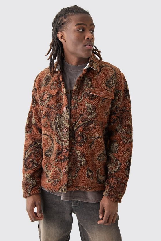 Overshirt mit Paisley-Print