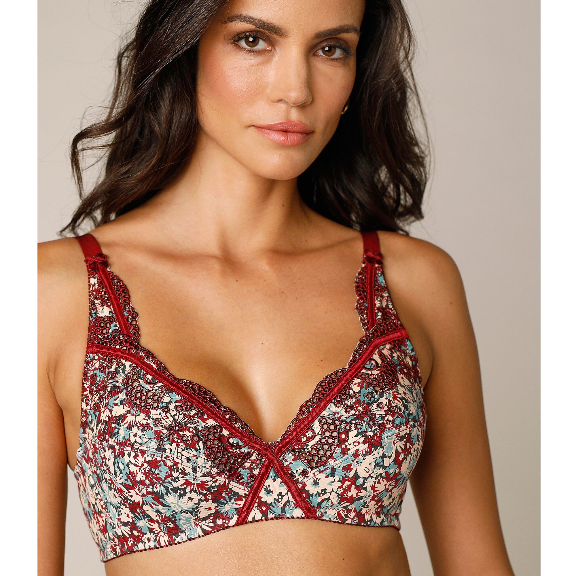 Soutien-gorge imprimé floral Olbia